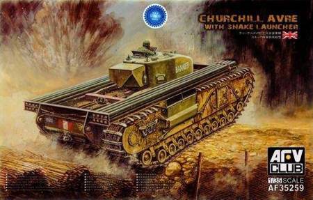 AFV CLUB 35259 Churchill AVRE with Snake Launcher