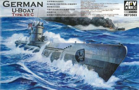 AFV CLUB 73503 German U-Boat Type VII C