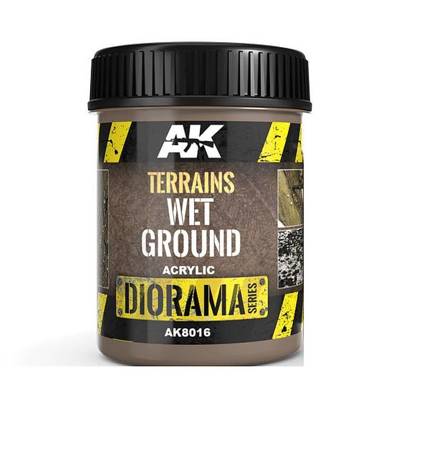 AK-8016 Terrains - Wet Ground -  Diorama Series