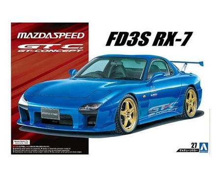 Aoshima 05358 Mazda FD3S RX-7 A-Spec GT-C '99