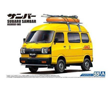 Aoshima 05422 Subaru Sambar Highroof 4WD