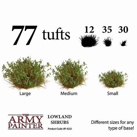 Army Painter Tufts Lowland Shrubs 7mm