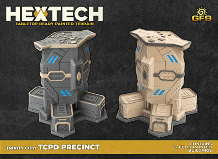 Battlefield in A Box HexTech HEXT05 TCPD Precinct