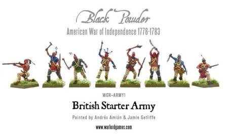 Black Powder British Starter Army - Amerykańska Wojna o Niepodległość 1776-1783