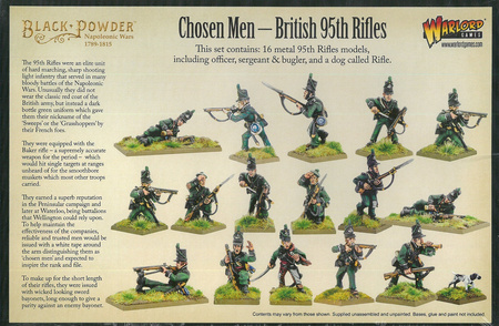 Black Powder Chosen Men British 95th Rifles