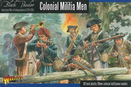 Black Powder Colonial Militia Men