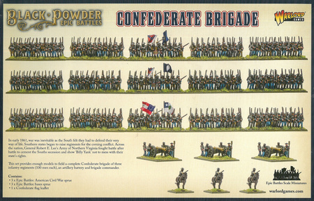 Black Powder Epic Battles Confederate Brigade