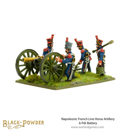 Black Powder Napoleonic French Line Horse Artillery With 6 Pounder