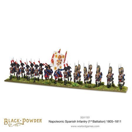 Black Powder Napoleonic Spanish Infantry (1st Battalion) 1805-1811