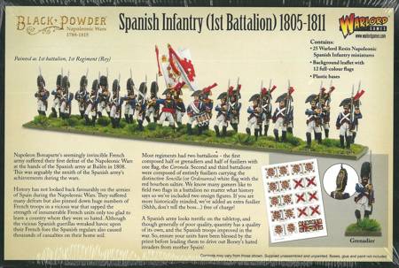 Black Powder Napoleonic Spanish Infantry (1st Battalion) 1805-1811