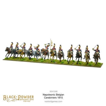 Black Powder Napoleonic Wars Belgian Carabiniers Heavy Cavalry 1815