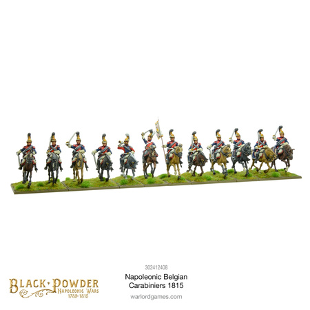 Black Powder Napoleonic Wars Belgian Carabiniers Heavy Cavalry 1815