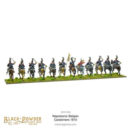 Black Powder Napoleonic Wars Belgian Carabiniers Heavy Cavalry 1815