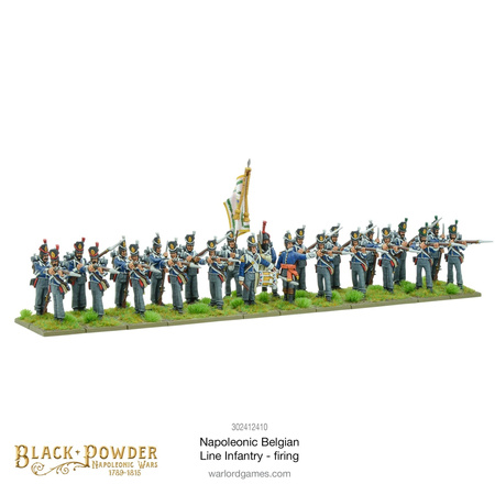 Black Powder Napoleonic Wars Belgian Infantry Firing