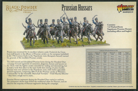 Black Powder Prussian Hussars 1789-1815