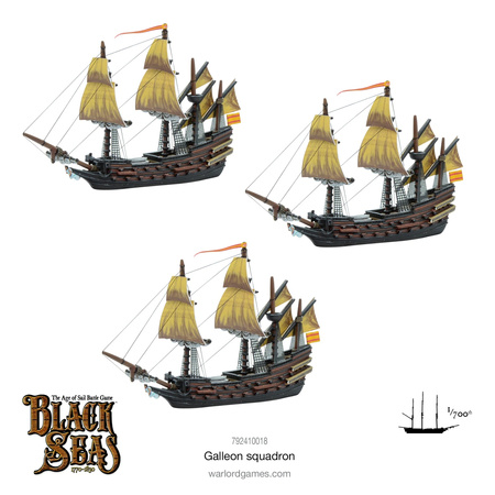 Black Seas Galleon Squadron / Galeony 1:700