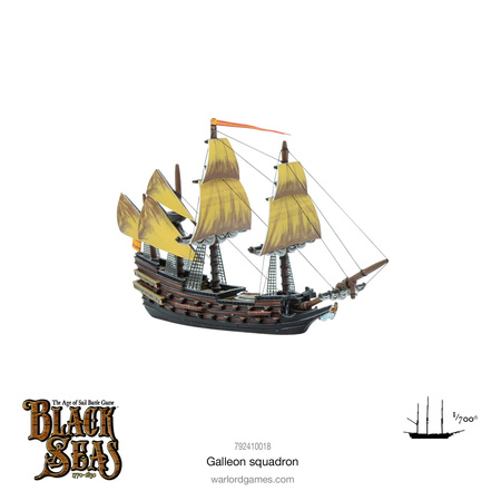 Black Seas Galleon Squadron / Galeony 1:700