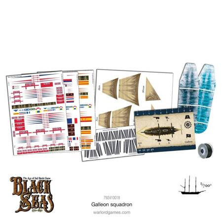 Black Seas Galleon Squadron / Galeony 1:700