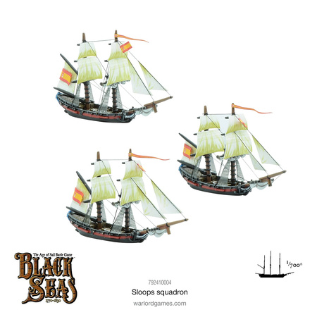 Black Seas Sloops Squadron - Slupy 1:700