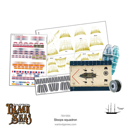 Black Seas Sloops Squadron - Slupy 1:700