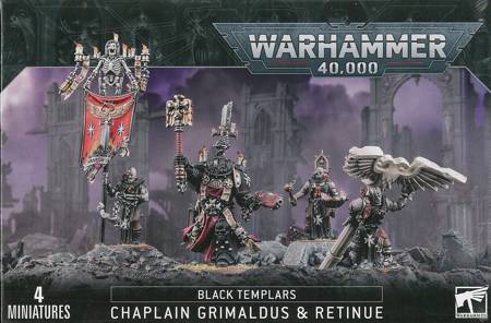 Black Templars Chaplain Grimaldus & Retinue