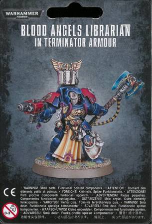 Blood Angels Librarian in Terminator Armour