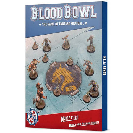 Blood Bowl Norse Team Pitch and Dugouts