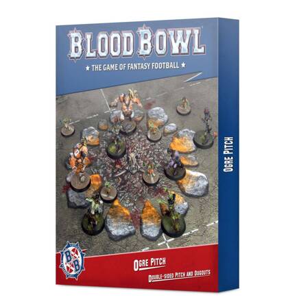 Blood Bowl Ogre Pitch and Dugouts