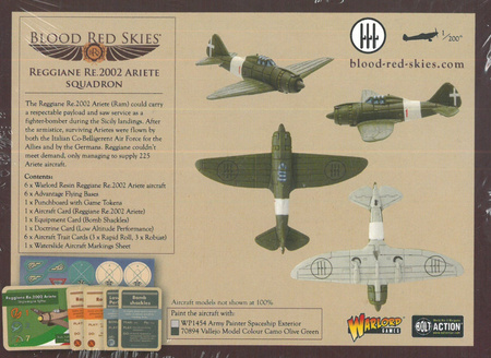 Blood Red Skies Reggiane RE.2002 Ariete Squadron