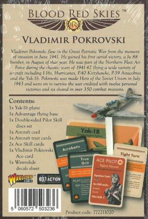 Blood Red Skies Soviet Ace Pilot Yakolev Yak-1b Vladimir Pokrovski