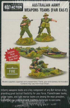 Bolt Action Australian Army Weapons Teams (Far East)