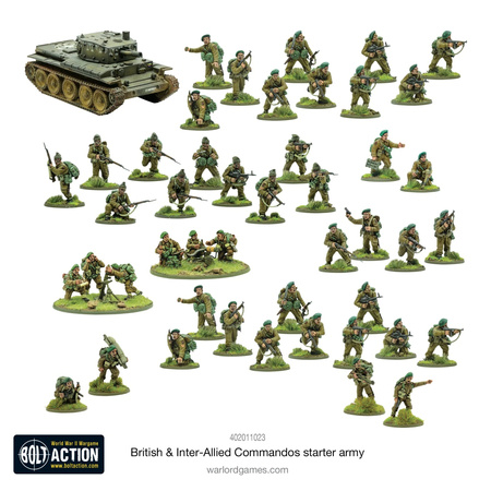 Bolt Action British & Inter-Allied Commandos Starter Army