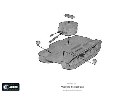 Bolt Action British Valentine II Infantry Tank