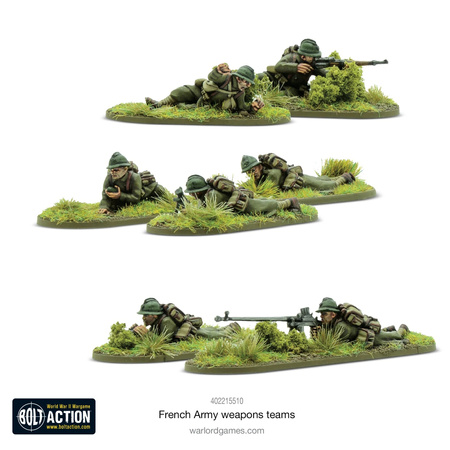 Bolt Action French Army Weapons Teams