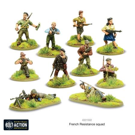 Bolt Action French Resistance Squad