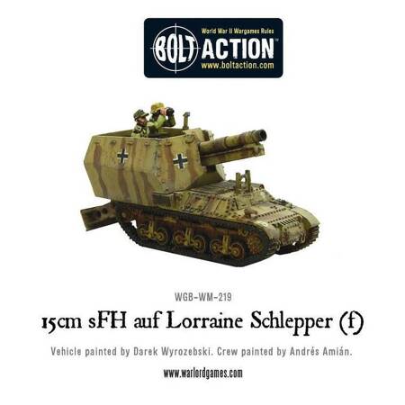 Bolt Action German 15cm sFH auf Lorraine Schlepper(f)