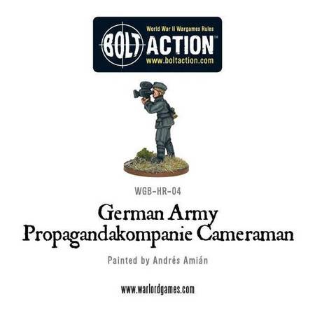 Bolt Action German Army Propagandakompanie Cameraman