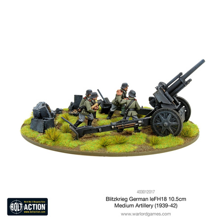 Bolt Action German Blitzkrieg LeFH 18 10,5cm medium artillery (1939-42)