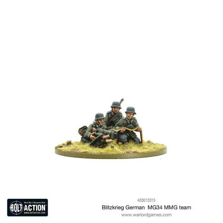 Bolt Action German Blitzkrieg MG34 MMG Team