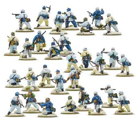 Bolt Action German Fallschirmjager Winter Platoon