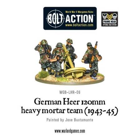 Bolt Action German Heer 120mm Heavy Mortar Team (1943-45)