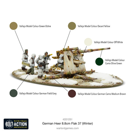 Bolt Action German Heer 8.8 cm Flak 37 (Winter)