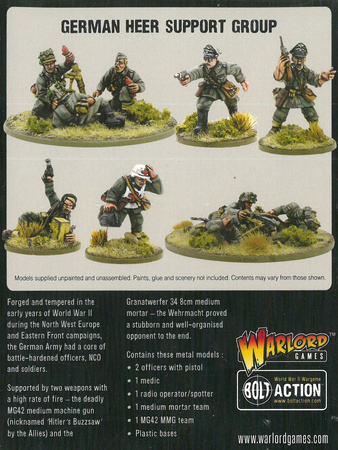 Bolt Action German Heer Support Group