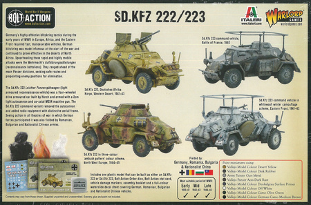 Bolt Action German Sd.Kfz 222/223 armoured car