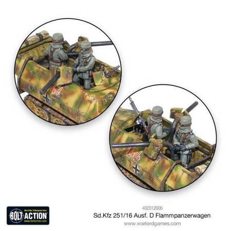 Bolt Action German Sd.Kfz 251/16 Ausf D Flammpanzerwagen