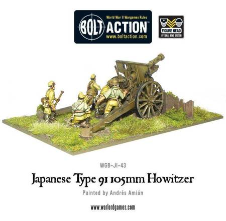 Bolt Action Imperial Japanese Army Type 91 105mm Howitzer 
