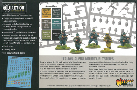 Bolt Action Italian Alpini Mountain Troops