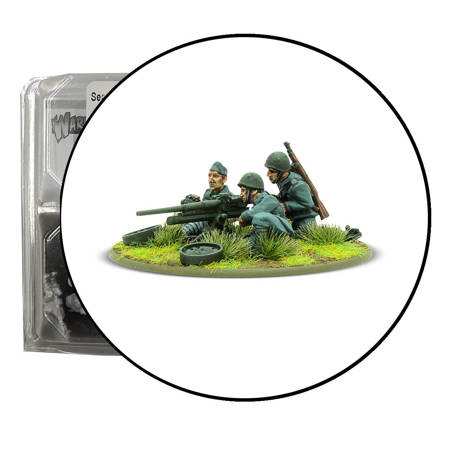 Bolt Action Italian Army Elefantino 47mm Anti-Tank Gun