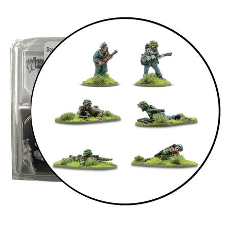 Bolt Action Italian Army Paracadutisti Flamethrower, Sniper & Light Mortar Teams