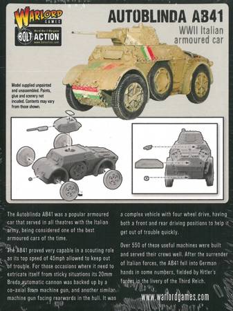 Bolt Action Italian Autoblinda AB41